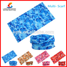 Promotional cheap multifunctional tube seamless bandana sports scarf for men